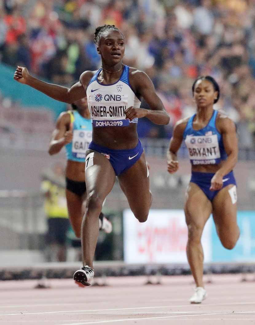Dina Ašer Smit, 200 metara finale, Doha 2019 Dina Ašer Smit, 200 metara finale, Doha 2019