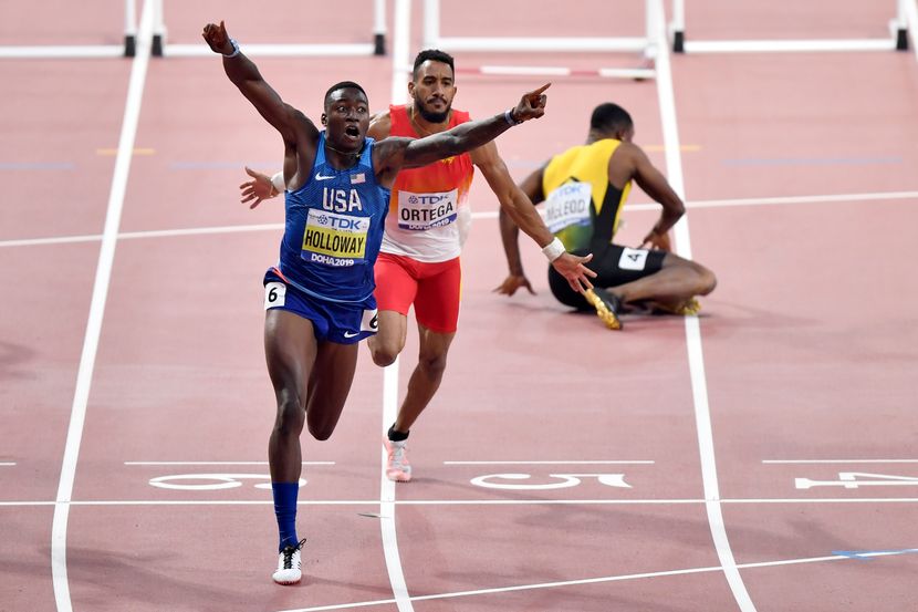 Grant Holovej, 110 metara prepone finale, Doha 2019 Grant Holovej, 110 metara prepone finale, Doha 2019