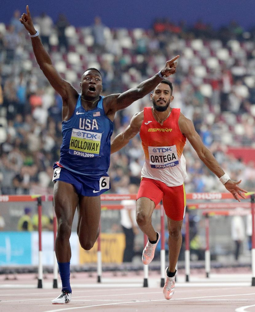 Grant Holovej, 110 metara prepone finale, Doha 2019 Grant Holovej, 110 metara prepone finale, Doha 2019