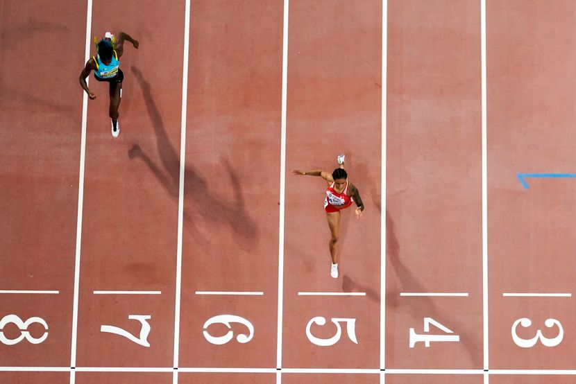Salva Eid Naser i Šoni Miler-Uibo, 400 metara, Doha 2019 Salva Eid Naser i Šoni Miler-Uibo, 400 metara, Doha 2019