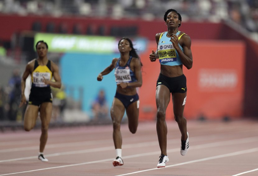 Šoni Miler-Uibo, 400 metara, Doha 2019 Šoni Miler-Uibo, 400 metara, Doha 2019