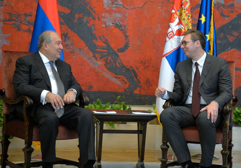 Aleksandar Vučić i predsednik Jermenije Armen Sarkisijan Aleksandar Vučić i predsednik Jermenije Armen Sarkisijan