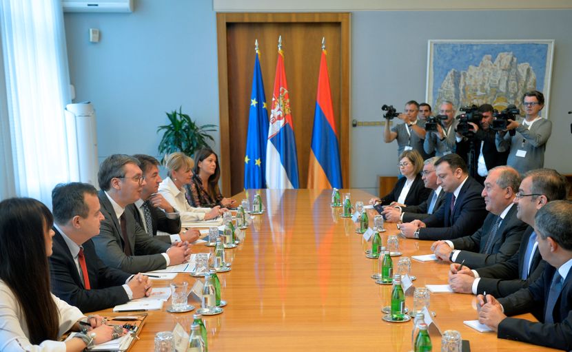 Plenarni sastanak delegacija Srbije i Jermenije Plenarni sastanak delegacija Srbije i Jermenije