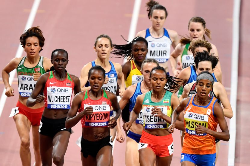 Sifan Hasan, 1500m, Doha 2019 Sifan Hasan, 1500m, Doha 2019