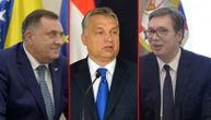 Predsednik Vučić se u Beogradu sastao sa Orbanom i Dodikom