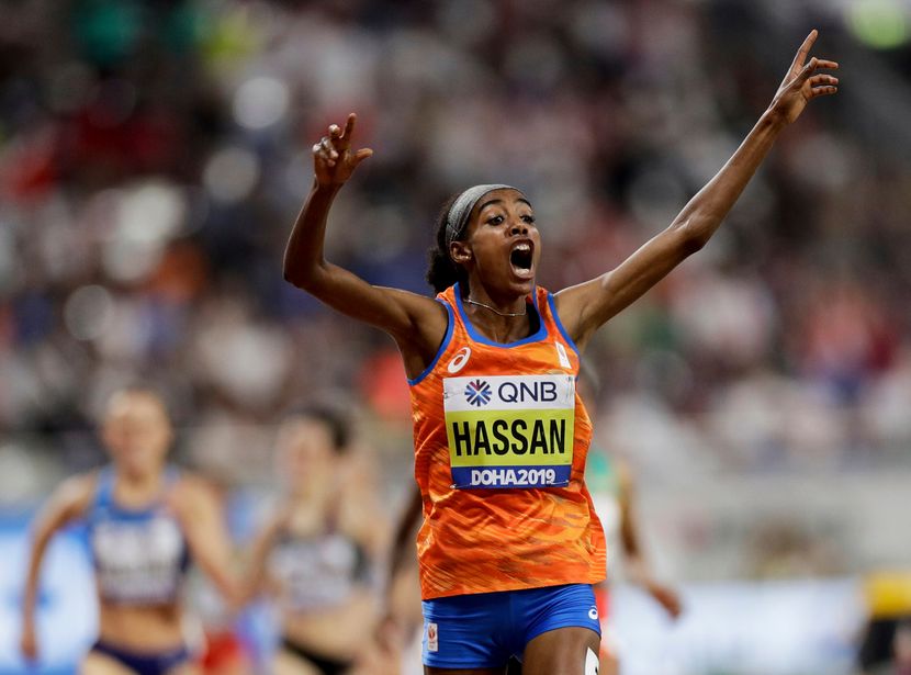 Sifan Hasan, 1500m, Doha 2019 Sifan Hasan, 1500m, Doha 2019