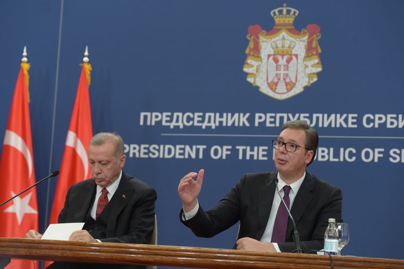 Aleksandar Vucic, Redzep Tajip Erdogan Aleksandar Vucic, Redzep Tajip Erdogan
