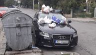 Kako je Beograđanin sa audijem završio kad se bahato parkirao i blokirao kontejnere