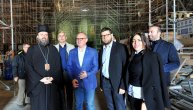 "Završetak gradnje od presudne važnosti za čitavo društvo": Vesić obišao Hram Svetog Save