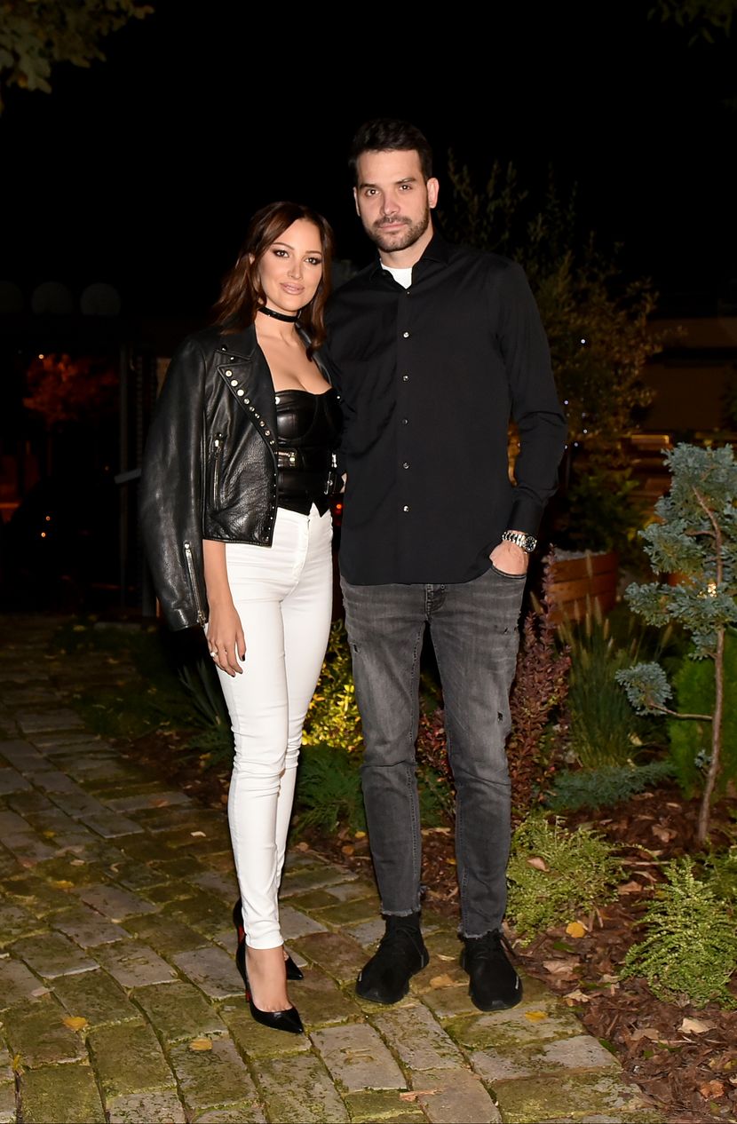 Aleksandra Prijović, Filip Živojinović, restoran Tri tačke Aleksandra Prijović, Filip Živojinović, restoran Tri tačke