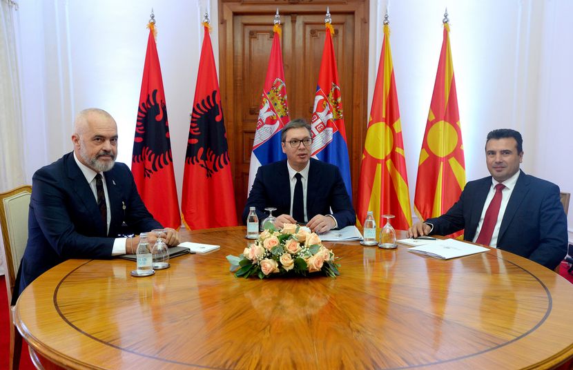 Aleksandar Vucic, Zoran Zaev, Edi Rama Aleksandar Vucic, Zoran Zaev, Edi Rama