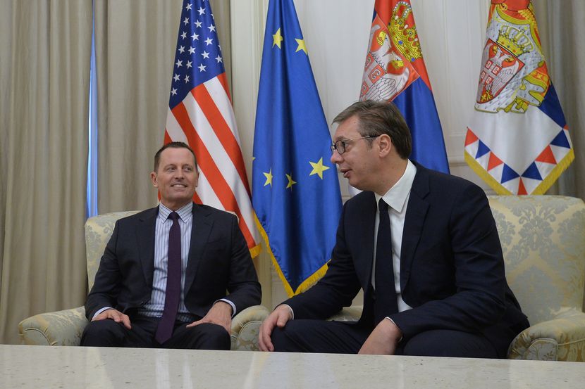 Aleksandar Vucic, Ricard Grenel Aleksandar Vucic, Ricard Grenel