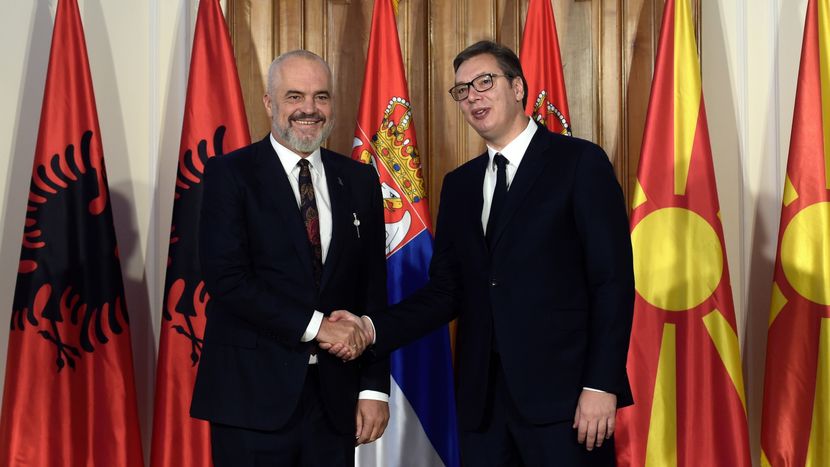 Aleksandar Vucic, Zoran Zaev, Edi Rama Aleksandar Vucic, Zoran Zaev, Edi Rama