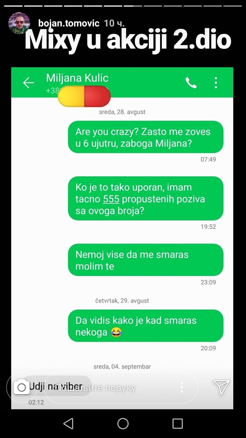 Bojan Tomovic, Miljana Kulic Bojan Tomovic, Miljana Kulic