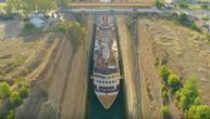 Neverovatna scena: Prvi put za 170 godina, kruzer jedva uspeo da se provuče kroz Korintski kanal