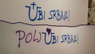 Young Croat once again "fixes" anti-Serb hate graffiti: This time he added 3 letters