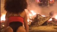Sandra je izašla na ulice Barselone i tverkovala dok iza nje grad gori: Mnogi su je napali