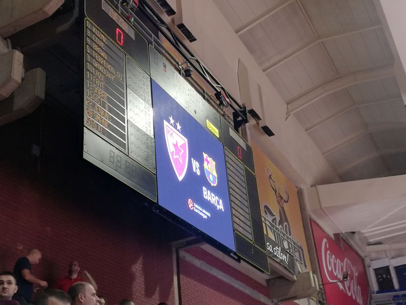 KK Crvena zvezda, KK Barselona, Pionir semafor KK Crvena zvezda, KK Barselona, Pionir semafor