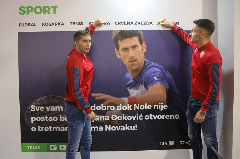 Sajam Medija 2019, Fudbaleri Crvene zvezde, Veljko Nikolić, Njegoš Petrović Sajam Medija 2019, Fudbaleri Crvene zvezde, Veljko Nikolić, Njegoš Petrović