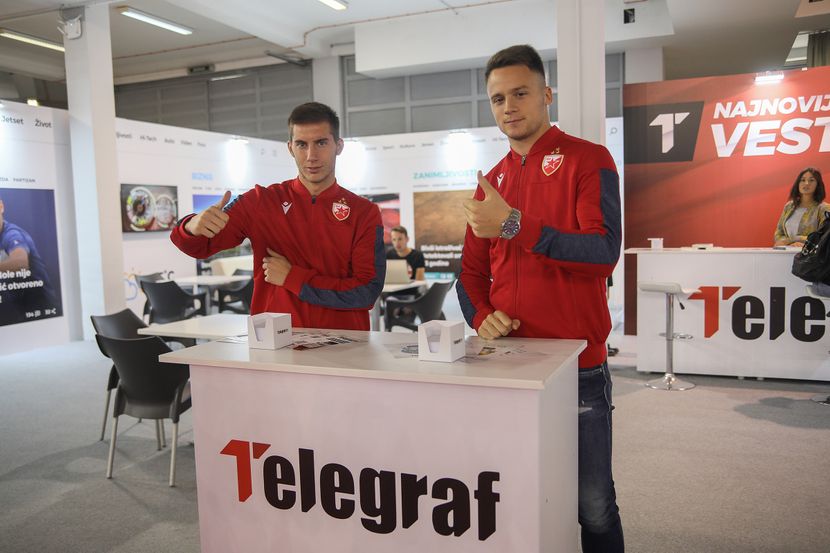 Sajam Medija 2019, Fudbaleri Crvene zvezde, Veljko Nikolić, Njegoš Petrović Sajam Medija 2019, Fudbaleri Crvene zvezde, Veljko Nikolić, Njegoš Petrović