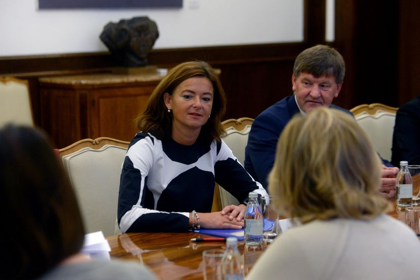 Aleksandar Vučić, Tanja Fajon, Jadranka Joksimović Aleksandar Vučić, Tanja Fajon, Jadranka Joksimović