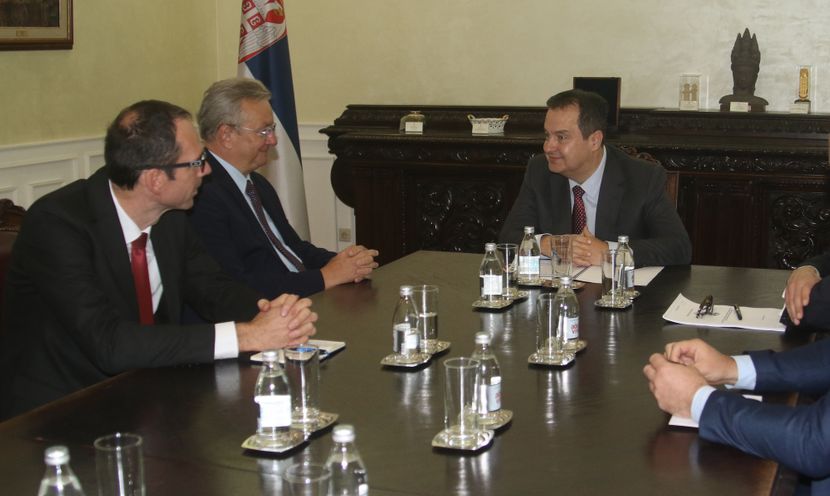 Ivica Dačić i odlazeći ambasador Slovenije Ivica Dačić i odlazeći ambasador Slovenije