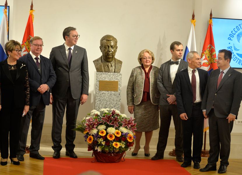 Aleksandar Vučić, otkrivanje biste Aleksandar Vučić, otkrivanje biste
