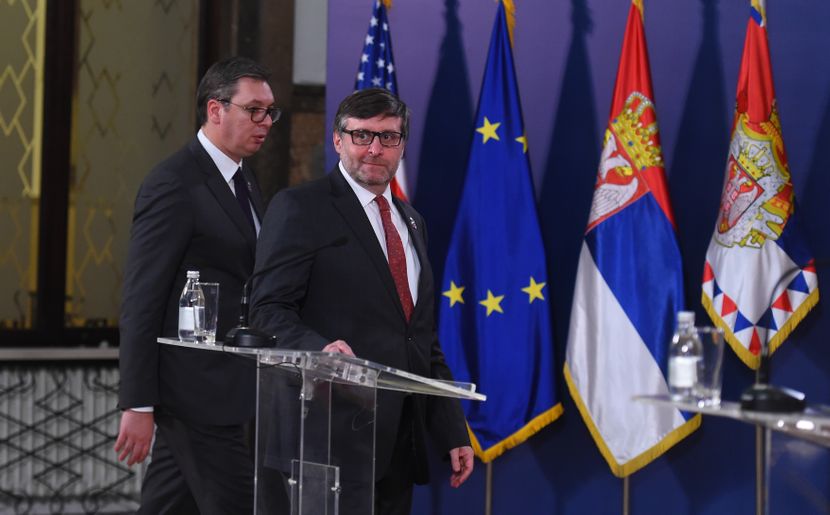 Aleksandar Vučić, Metju Palmer Aleksandar Vučić, Metju Palmer