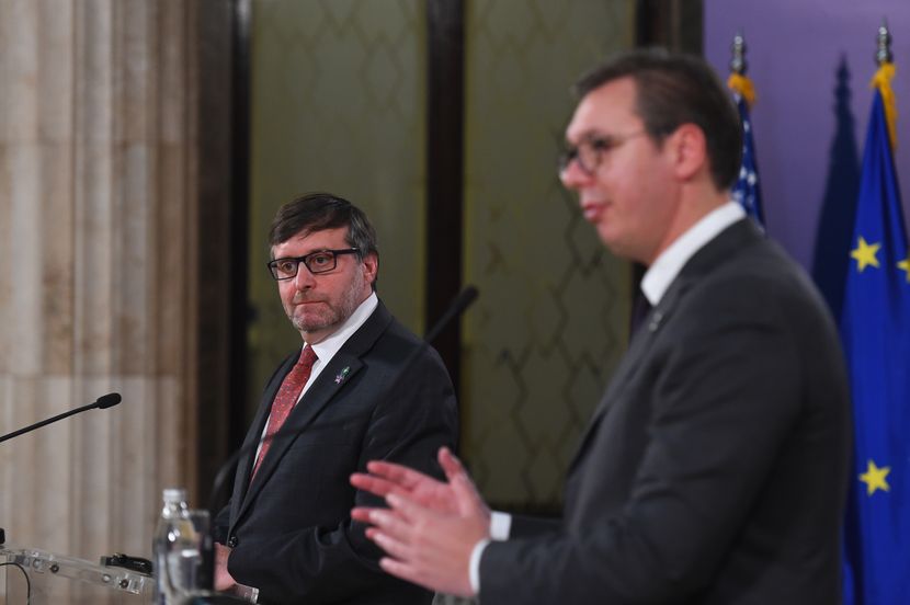 Aleksandar Vučić, Metju Palmer Aleksandar Vučić, Metju Palmer