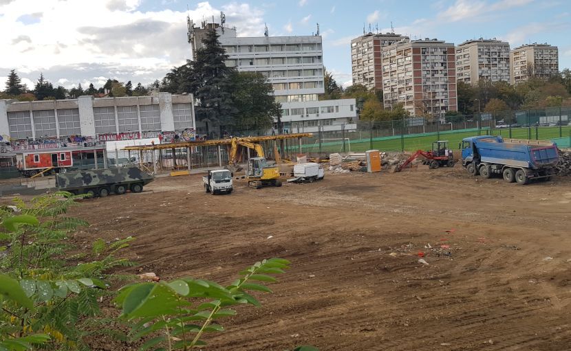 FK Crvena zvezda, Radovi, Marakana, mediko blok FK Crvena zvezda, Radovi, Marakana, mediko blok