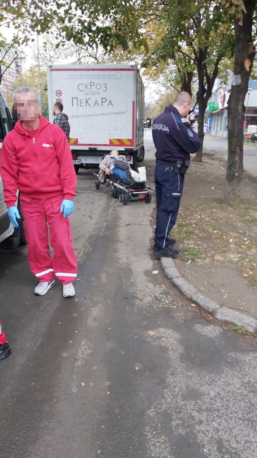 Kamion udario ženu, Novi Beograd Kamion udario ženu, Novi Beograd