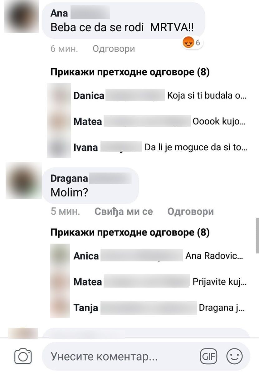Pretnje smrću, Nađa Petrović, Dragana Petrović Pretnje smrću, Nađa Petrović, Dragana Petrović