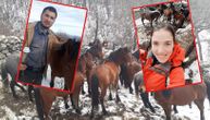Aleksandra i Predrag s krdom divljih konja kod Trebinja: Ovako se osvaja sloboda