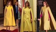 Za susret s kraljicom Melanija Tramp obukla pelerinu od 580.000 dinara i svi su gledali u nju