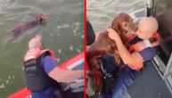 Obalska straža spasila psa koji se muči u reci, a onda je krenula drama