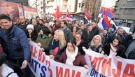 Protest ispred Radio-televizije Srbije: Pristalice SzS blokirale sva tri ulaza
