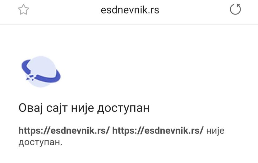 Pao Sistem Elektronskih Dnevnika U Trenutku Zakljucivanja Ocena Nastavnici Dobili Istu Poruku Telegraf Rs