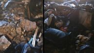 Užasni prizori iz stana koji je izgoreo u Novom Sadu: Sumnja se da je muškarac zapalio otpad u njemu