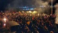 Demonstranti iz Nikšića blokirali tunel Budoš: Sve više ljudi priključuje se protestu