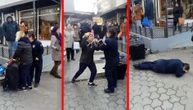 Ulična prodavačica udarila komunalnu milicajku, pa pobegla: Snimak ženske tuče na beogradskoj pijaci