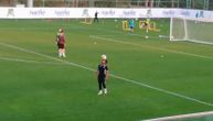 Magija Sume na Partizanovim pripremama: Hodao s loptom na glavi tokom treninga