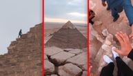 Jutjuber se popeo na vrh piramide, pa završio u zatvoru