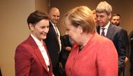 Brnabić se susrela sa Merkel u Davosu