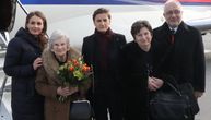 Brnabic with Auschwitz survivor: Photo from commemoration of 75 years since liberation of the camp