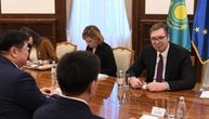 Zahvalnost za doprinos saradnji dve zemlje: Vučić se sastao sa ambasadorom Kazahstana