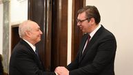 Predsednik Vučić se sastao s Hemijem Peresom: U fokusu jačanje sektora inovacija u Srbiji i Evropi