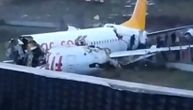 Užas na aerodromu u Turskoj: Avion sleteo sa piste, raspao se na dva dela