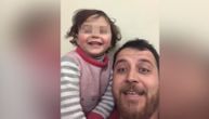"Kako tužan svet": Otac uči ćerku da se smeje bombama u Siriji, kako ne bi imala traume u budućnosti