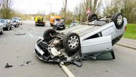 Stravična saobraćajka u Nikšiću: Dva mladića poginula kada se automobil zakucao u kamion