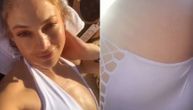 Džej Lo u seksi kupaćem na plaži: Iz nikad bližeg ugla snimala guzu, pa onda i lice - bez bora